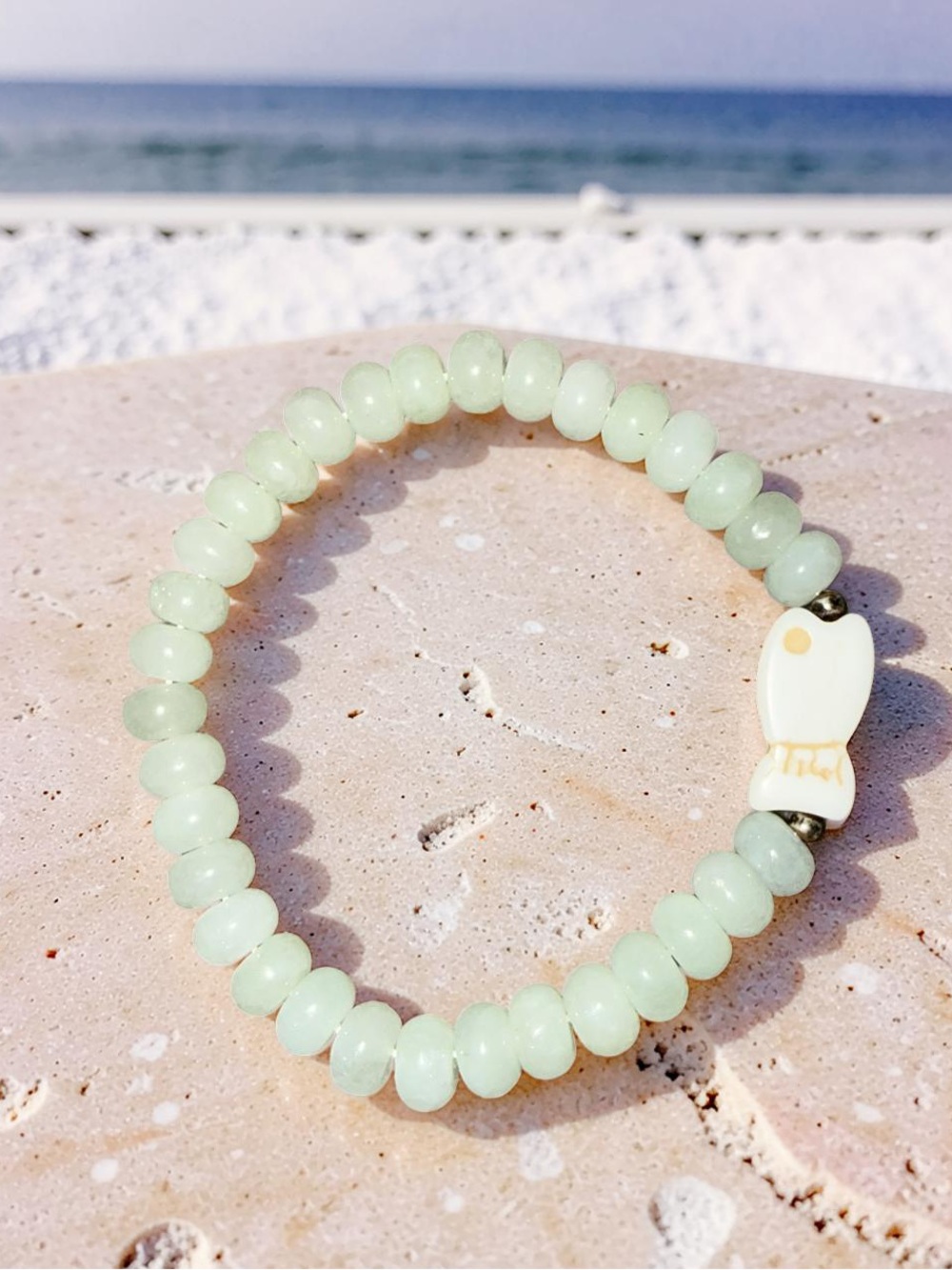 8x5mm Beautiful Jade Rondelle Bracelet 🌟